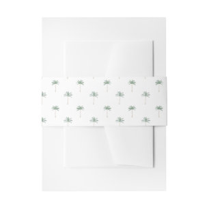 Bandeau De Faire-part Palmiers