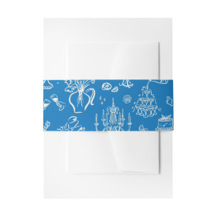 Bandeau De Faire-part Papeterie de mariage fantaisiste dessinée à la mai