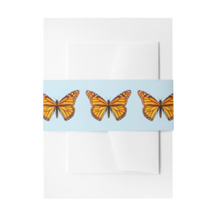 Bandeau De Faire-part Papillon Monarque
