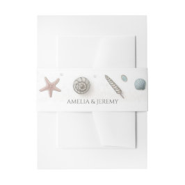 Bandeau De Faire-part Pastel Beach Wedding