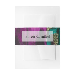 Bandeau De Faire-part Peinture Abstraite Acrylique Invitation Bande de v