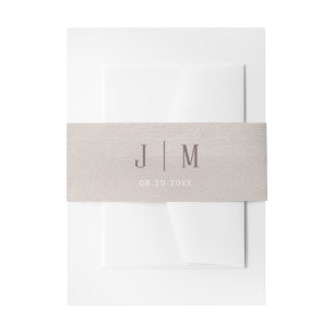 Bandeau De Faire-part perle précieuse   Groupe de ventre Mariage