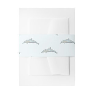 Bandeau De Faire-part Plage de dauphins