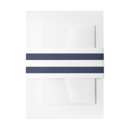 Bandeau De Faire-part Plage de Mariage de la Marine bleue et blanche