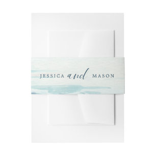 Bandeau De Faire-part Plage Mariage Invitation Bandes Belly