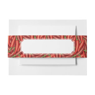 Bandeau De Faire-part Poivrons de piment