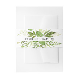Bandeau De Faire-part prairie sauvage | Mariage botanique vert