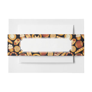 Bandeau De Faire-part Produits de boulangerie