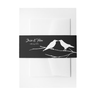 Bandeau De Faire-part Ravens Mariage gothique