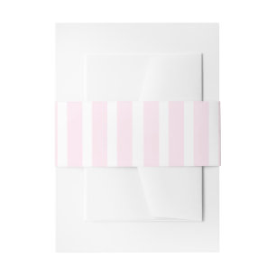 Bandeau De Faire-part Rayé rose clair