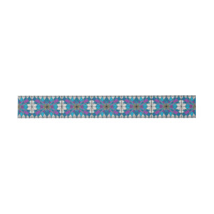 Bandeau De Faire-part Rayon en verre de teint bleu et violet