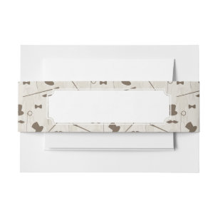 Bandeau De Faire-part Rétro motif pour l'homme 2