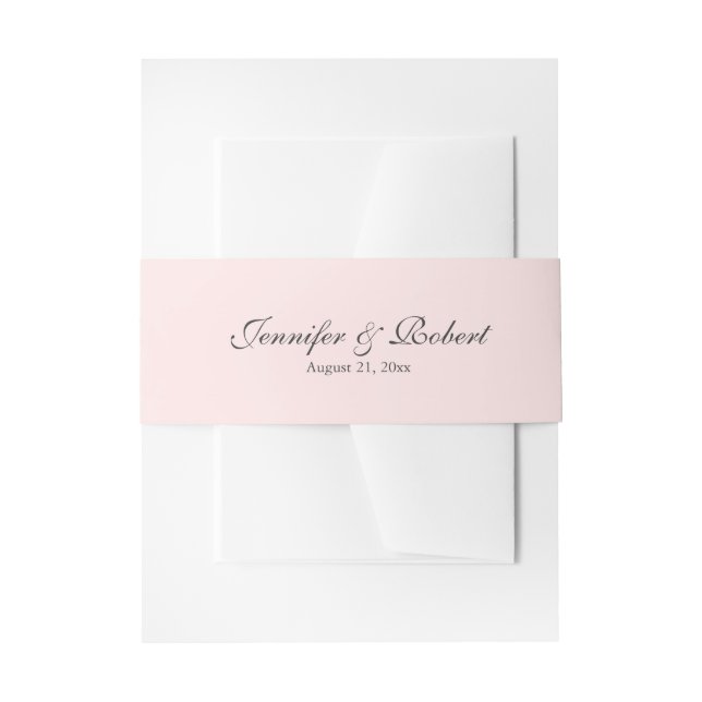 Bandeau De Faire-part rose (Devant example)