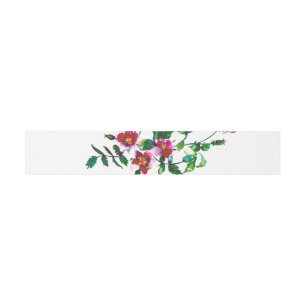 Bandeau De Faire-part rose vintage