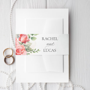 Bandeau De Faire-part Roses roses roses roses romantiques