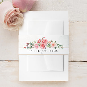 Bandeau De Faire-part Roses roses roses roses romantiques