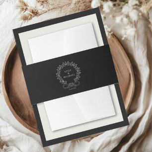 Bandeau De Faire-part Royal, Elégant, Mariage