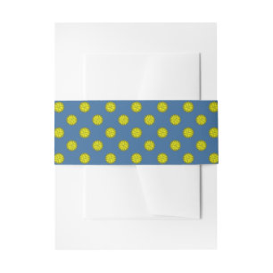 Bandeau De Faire-part Ruban de fleurs jaunes par Kenneth Yoncich