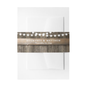 Bandeau De Faire-part Rustic Country Barn Mariage