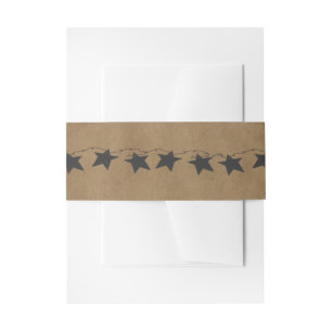 Bandeau De Faire-part Rusty Stars Bandes Belly