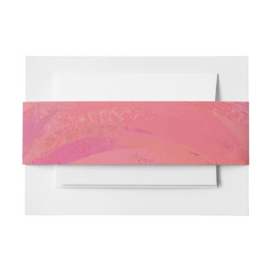 Bandeau De Faire-part Saumon Swirl