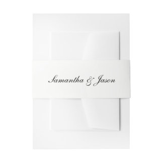 Bandeau De Faire-part Script Mariage classique personnalisé