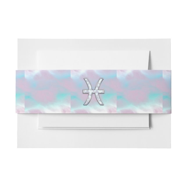 Bandeau De Faire-part SIGNE Zodiaque Pisces Mère stylish de Pearl (Devant Example)