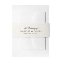 Simple Elegant Crème d'ivoire off White Formal Eve