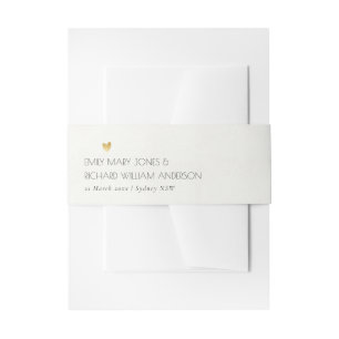 BANDEAU DE FAIRE-PART SIMPLE ÉLÉGANT KRAFT GRAY TYPOGRAPHIE TEXTE SEULEM