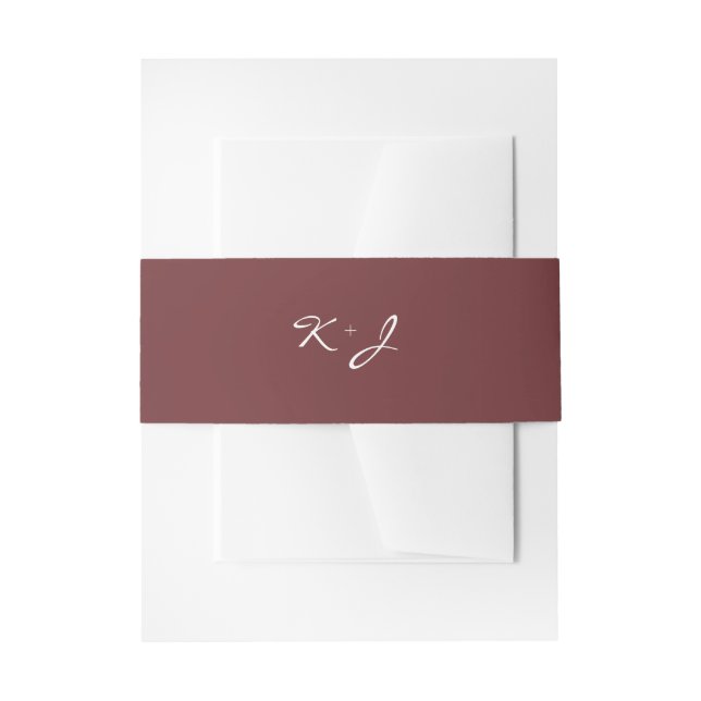 Bandeau De Faire-part Simple minimaliste Rose de cannelle Mariage virtue (Devant example)