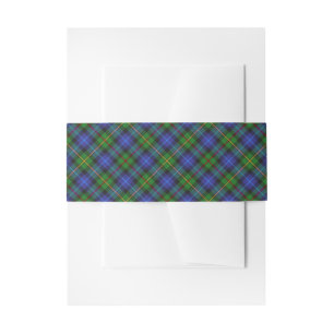 Bandeau De Faire-part Smith Clan Tartan Scottish Plaid