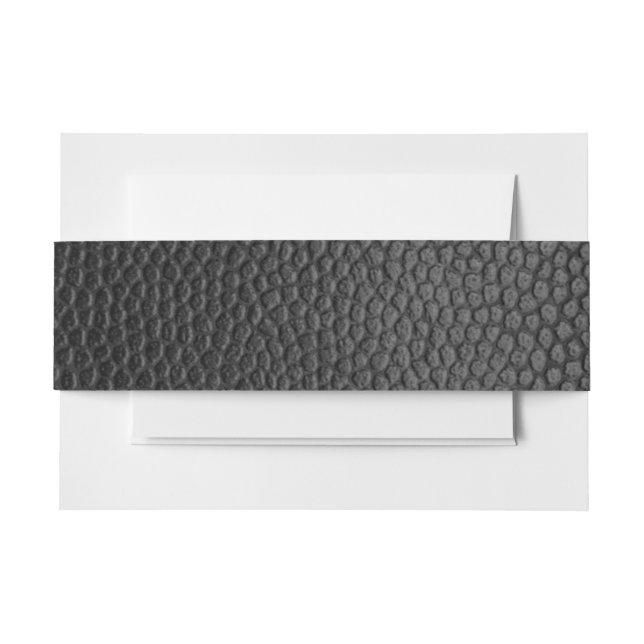 Bandeau De Faire-part Snakeskin noir (Devant Example)