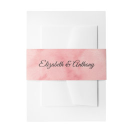 Bandeau De Faire-part Splash Splash Faire-part de mariage rose Bandes