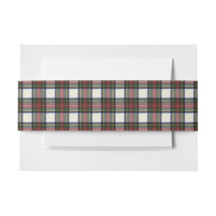 Bandeau De Faire-part Stewart Dress Modern Tartan Invitation Invitation