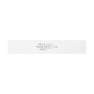 Bandeau De Faire-part Stickers de savon personnalisables