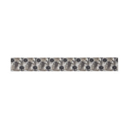 Bandeau De Faire-part Style Floral Gothique Foncé