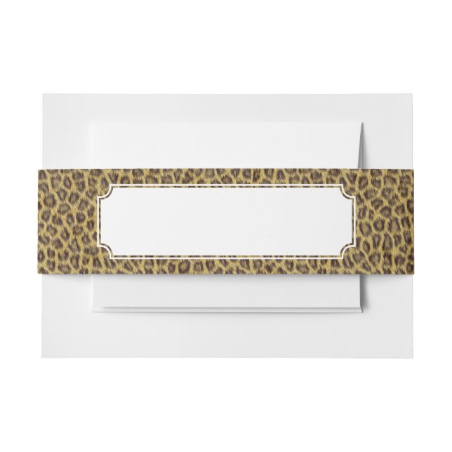 Bandeau De Faire-part Texture de fourrure (Devant Example)