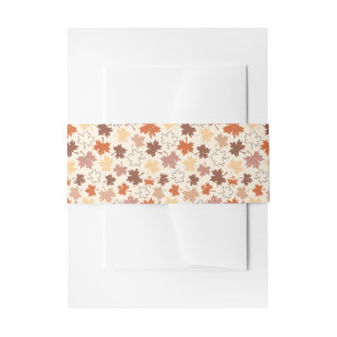 Bandeau De Faire-part Thanksgiving jour design, automne feuilles naturel