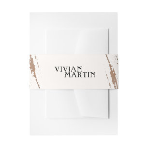Bandeau De Faire-part Toujours et pour le Mariage éternité