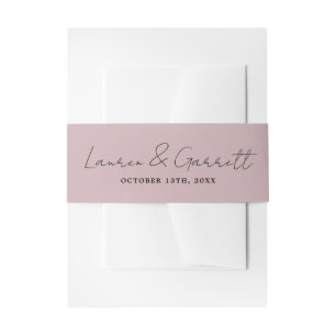 Bandeau De Faire-part Véritable simplicité 3 mariée Groom Moonlight Mari