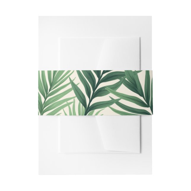 Bandeau De Faire-part vert (Devant example)