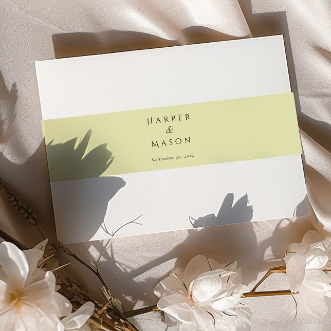 Bandeau De Faire-part Vert vintage (Créateur téléchargé)