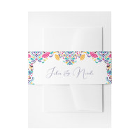 Vibrant mexicaine Fiesta Style Mariage arc-en-ciel
