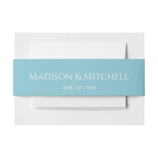 Bandeau De Faire-part Watercolor Beach Ocean Destination Mariage