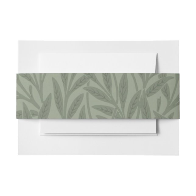 Bandeau De Faire-part William Morris Willow Flower Classic (Devant Example)