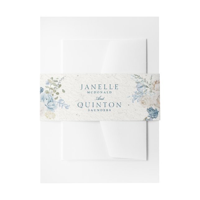 Bandeau De Faire-part Winter Florals Cotswold Romantic Wedding (Devant example)