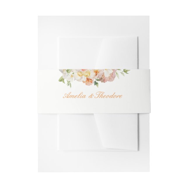 Bandeau d'invitation de jardin d'été Ranunculus (Devant example)