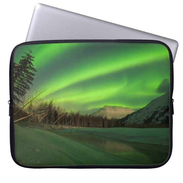 Banded Aurora Laptopschutzhülle (Vorderseite)