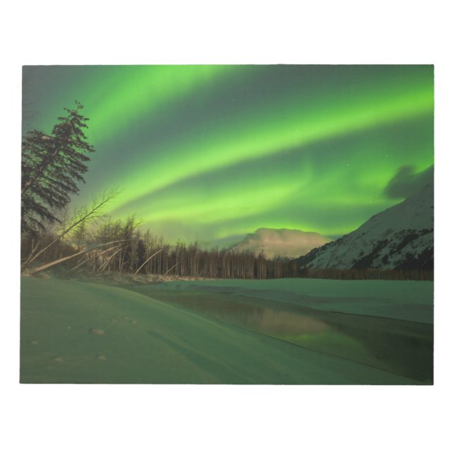 Banded Aurora Notizblock (Vorderseite)