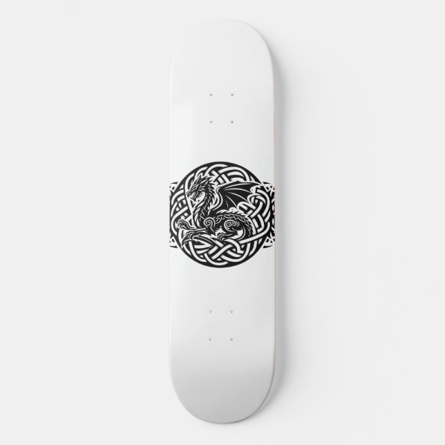 Banded Celtic Dragon Skateboard (Vorderseite)